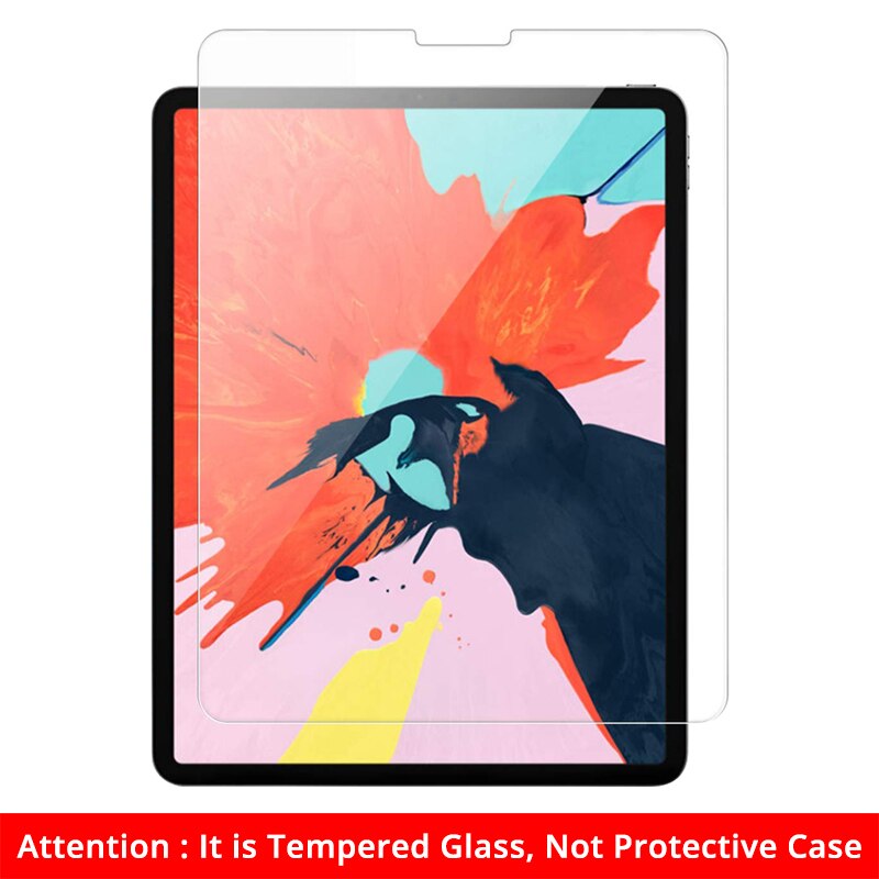 Hoes voor ipad pro 11, magnetische standaard, pu-leren hoes voor ipad pro 11 , smartcover, automatische slaap-/waakfunctie voor ipad pro 11 tablethoes: Glasfolie (niet de behuizing)