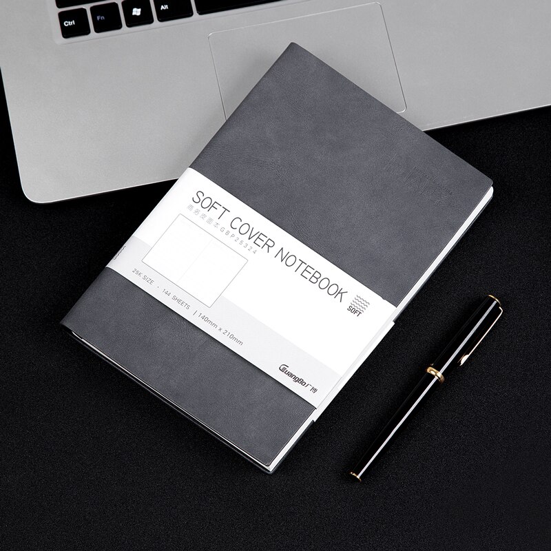 Guangbo Luxury Notebook Retro Stationery Office Work Record Daily Office 144 Page Thickened Schedule the Students