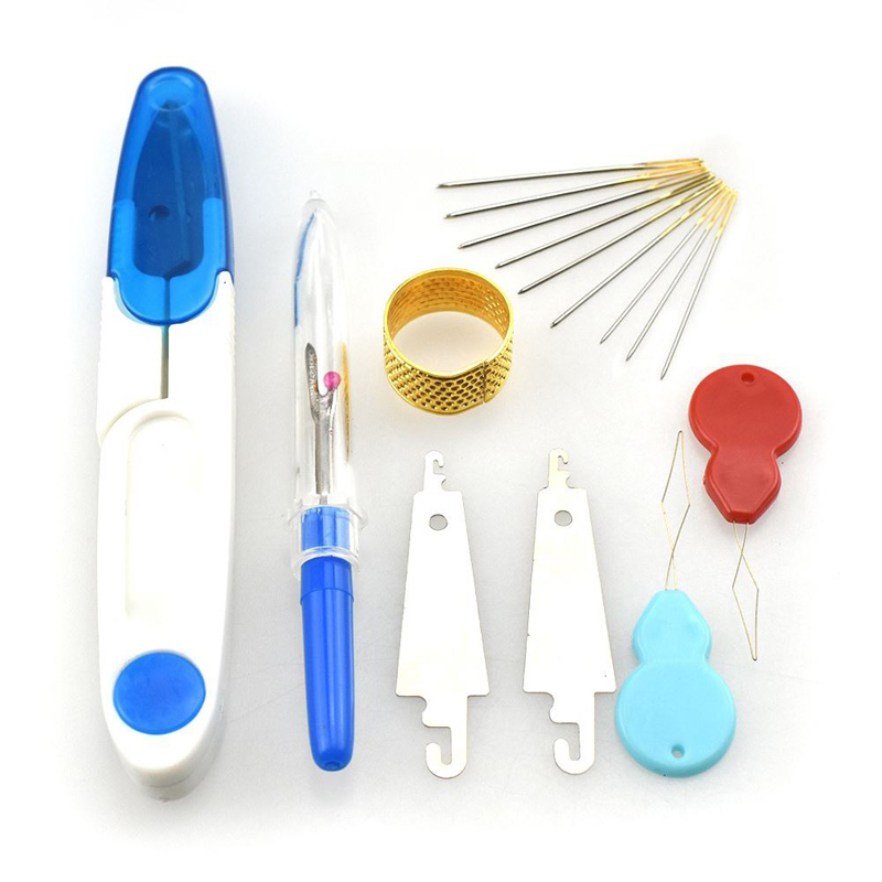DIY Craft Embroidery Needlework Circles Set Embroidery Thread 50 100 Colors Sewing Tool Adjustable Skein Punch Needle Stitching