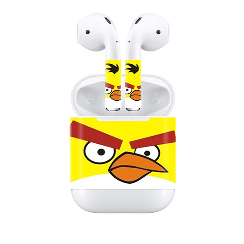 Kolorowe naklejki dla AirPods skórki naklejki wymienny samoprzylepne dekoracyjne skórka kalkomania naklejka dla Airpods winylu naklejki: 0186