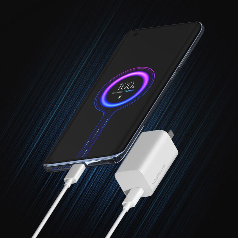 Xiaomi GaN 65W Travel Charger USB Type-C PD Quick Charge 5V/9V/12V/15V=3A 10V=5A 20V=3.25A for iPhone Xiaomi