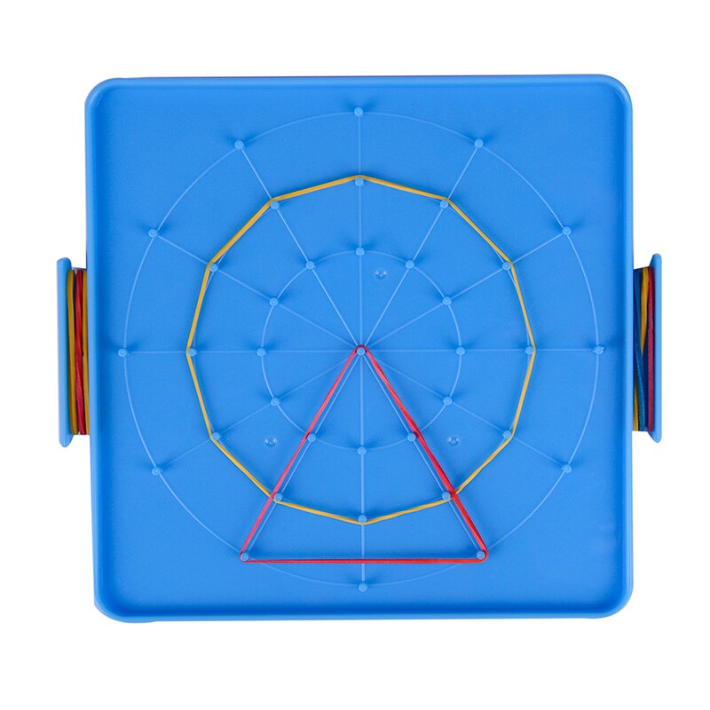 Undervisningsinstrument puslespil legetøj negleplade værktøj plast negleplade primær matematik geometri demo børn uddannelseslegetøj