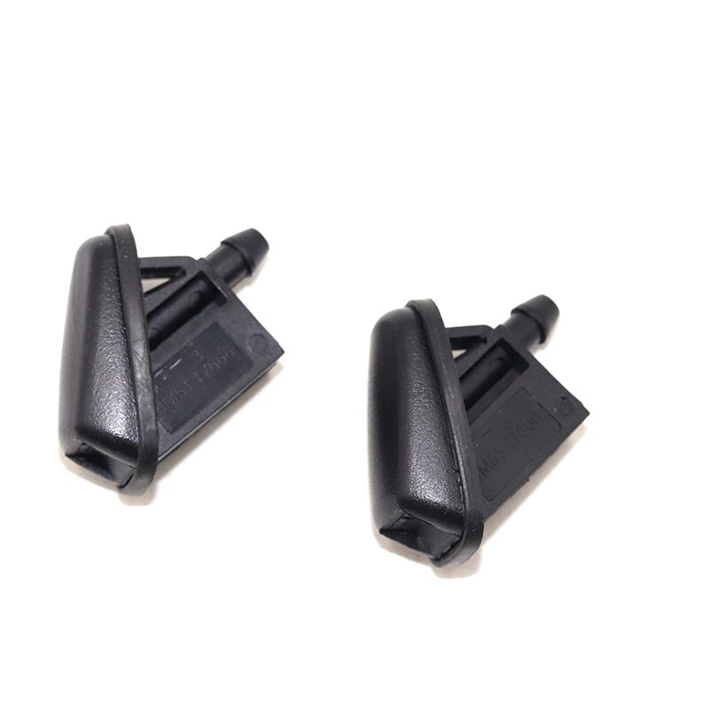 pair Fan Shaped Water Spray Windshield Wiper Jet Washer Nozzle With Rubber Gasket For Ford Focus 2 mk2 mk3 Ford Fiesta