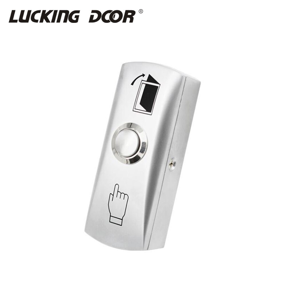 Zinc Alloy Push Exit Button Exit Switch NC/COM Exit Push Door Access Control Switch for Door Access Control System Z30NC