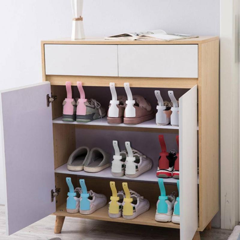 Cuerno de zapato Unisex, ayuda para perezosos, fácil de poner y quitar, herramienta de ayuda antideslizante, elevador de zapatos, 1 ud.