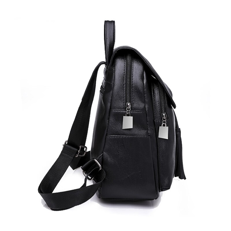 Chuwanglin sac à dos De femmes couleur Unie sacs à dos en cuir Simple bookbag bolsa feminina décontracté sacs d'école A3030