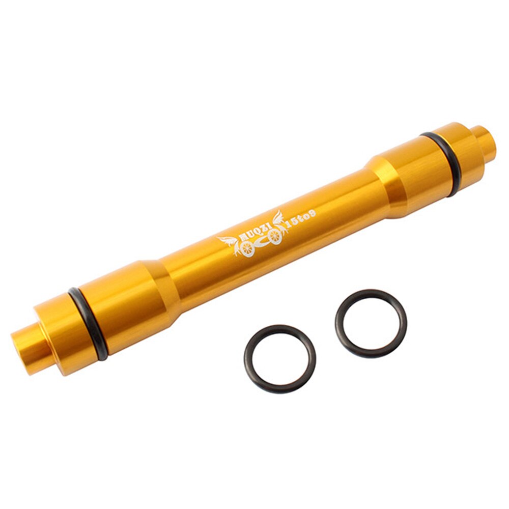 Fietsen Bike Steekas Adapter Voorwiel Hub 15 Om 9 100Mm Qr Adapter Mtb Road Fiets Quick Release conversie As: Gold