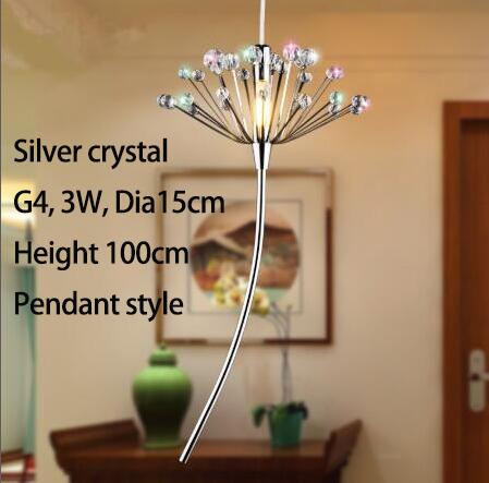 Luksus krystal led lysekrone lys 100-240v restaurant gang stue balkon lampe moderne belysning til hjemmet dia 20cm: B / Varm hvid