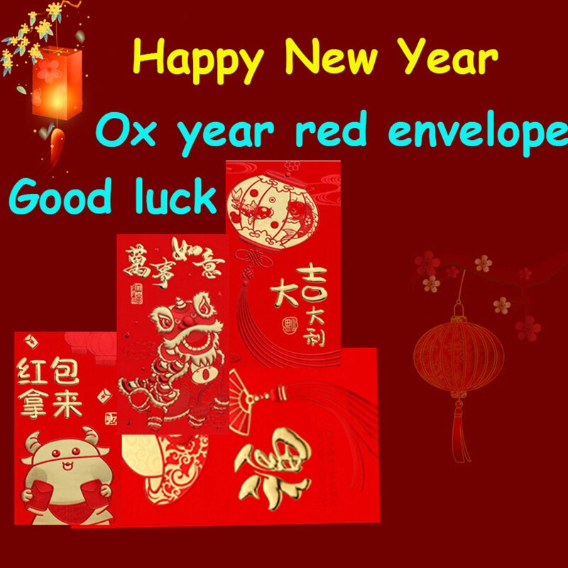 Creatieve Hongbao Jaar Lente Festival Verjaardag Trouwen Rode Envelop Chinese Rode Envelop