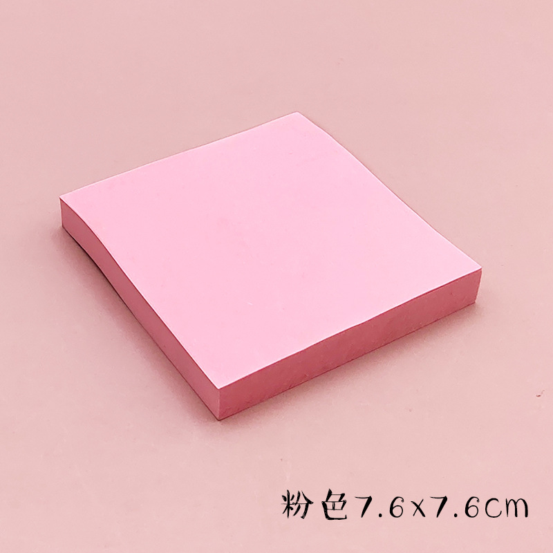 100 hojas de notas adhesivas, almohadillas, posiciones, papelería, pegatinas de papel, Bloc de notas publicado, cuaderno, accesorios escolares y de oficina: Mezcla de color