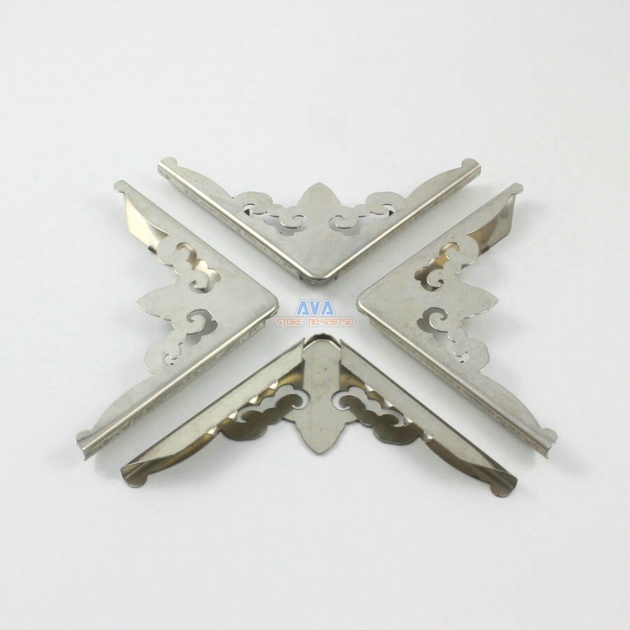 20Pcs Silver Book Corner Bookbinding Corner Clip 60mm