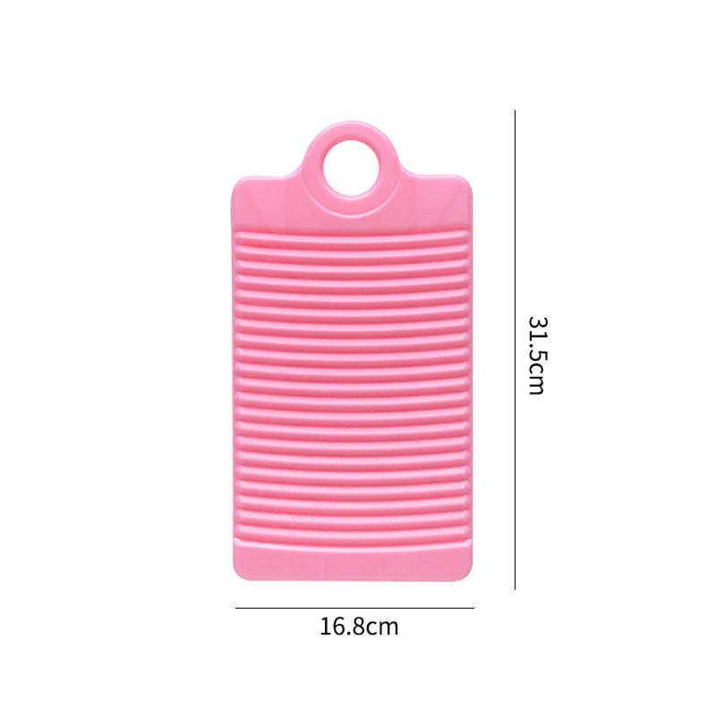 Mini Washboard Clothes Cleaning Tools Thicken Antislip Washing Board Portable Laundry Accessories Plastic: Pink