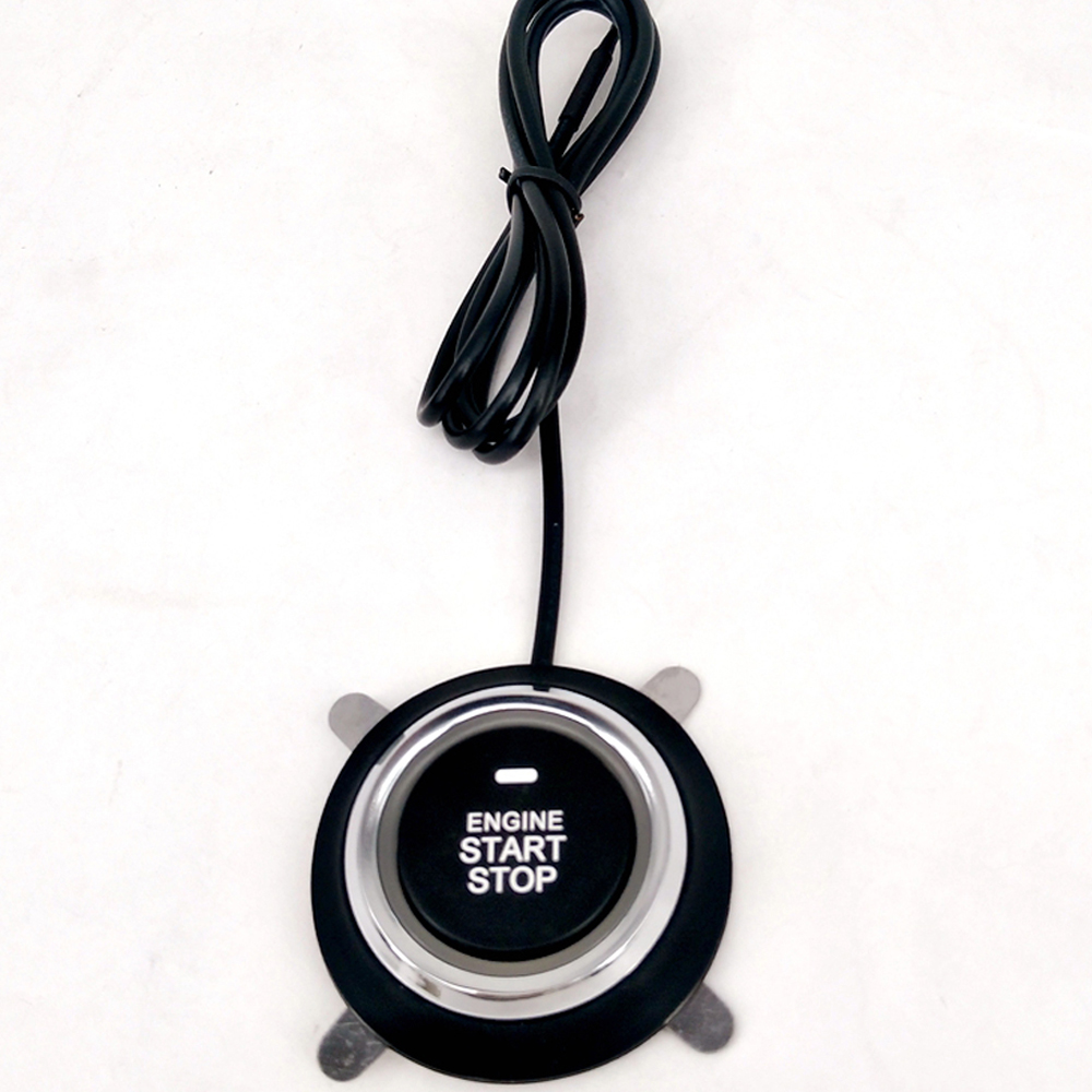 Universal 9Pcs Car SUV Switch Keyless Entry Engine Start Alarm System Push Button Remote Starter Stop Auto Anti-theft System