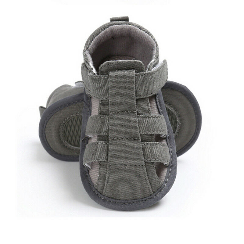 pudcoco Girls Kids Toddler Baby Sandals Kids Boys Beach Casual Walking Summer Cool Breathable Sandals Shoes 11-13cm 5colors: Gray / 13