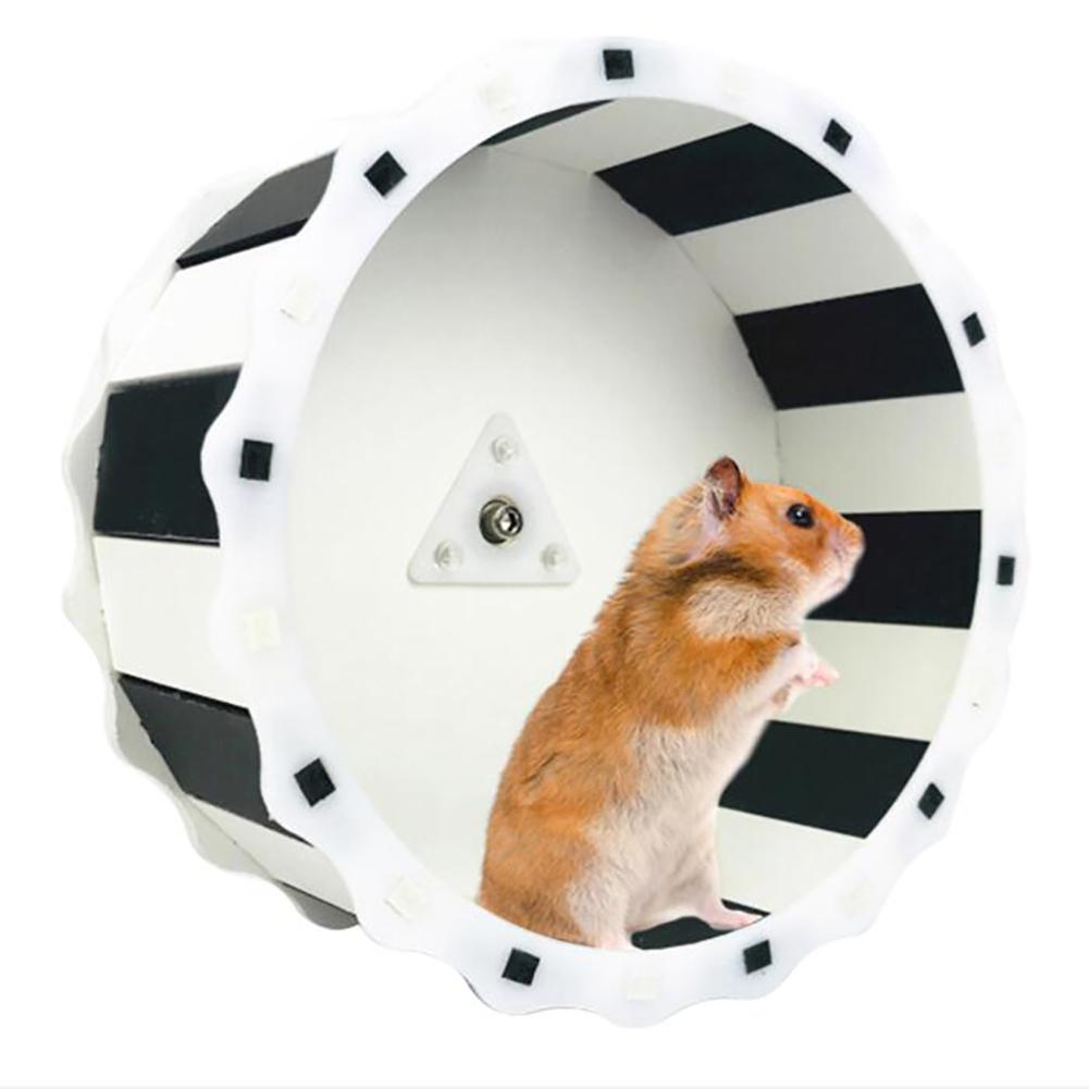 19CM Kleine Huisdieren Hamster Wiel Stille Roller Running Sport Ronde Wiel Dierbenodigdheden Oefening Wiel voor Huisdier Speelgoed