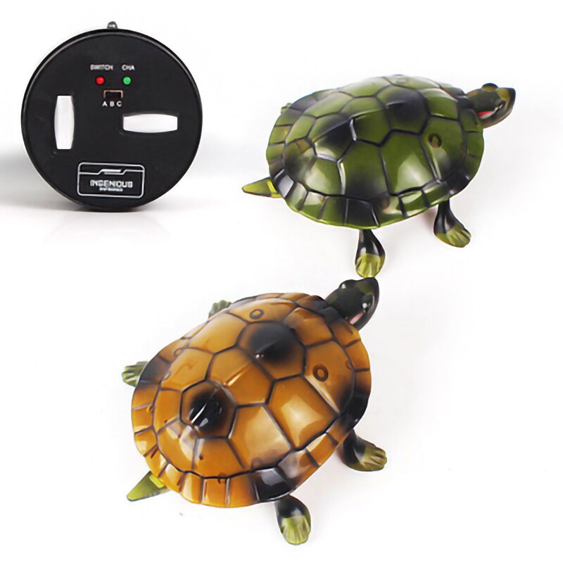 RC animal toys remote control simulation small tortoise crawl plaything electric sports infrared realistic walking glow boy