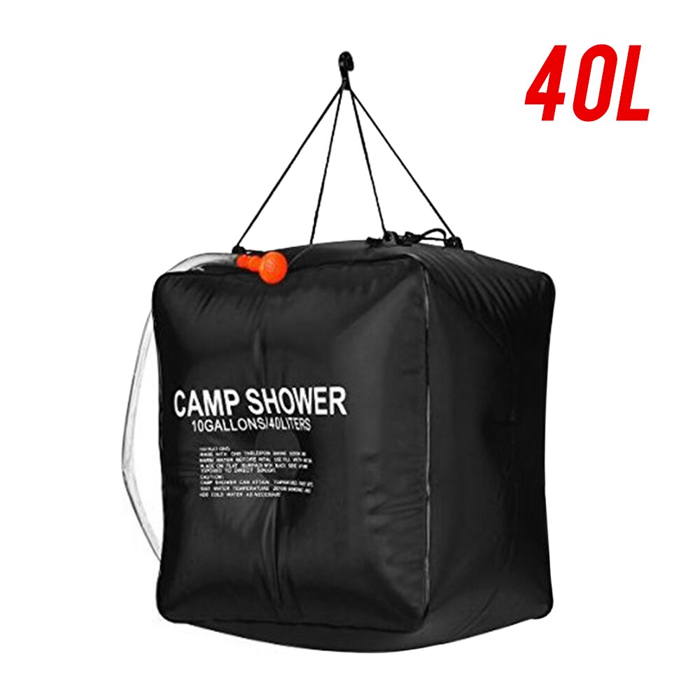 Wasser Tasche Faltbare Solarenergie Beheizt Camping Dusche Tasche draussen Dusche bat Tasche Klettern BBQ Picknick Wasser Lagerung 20/40L