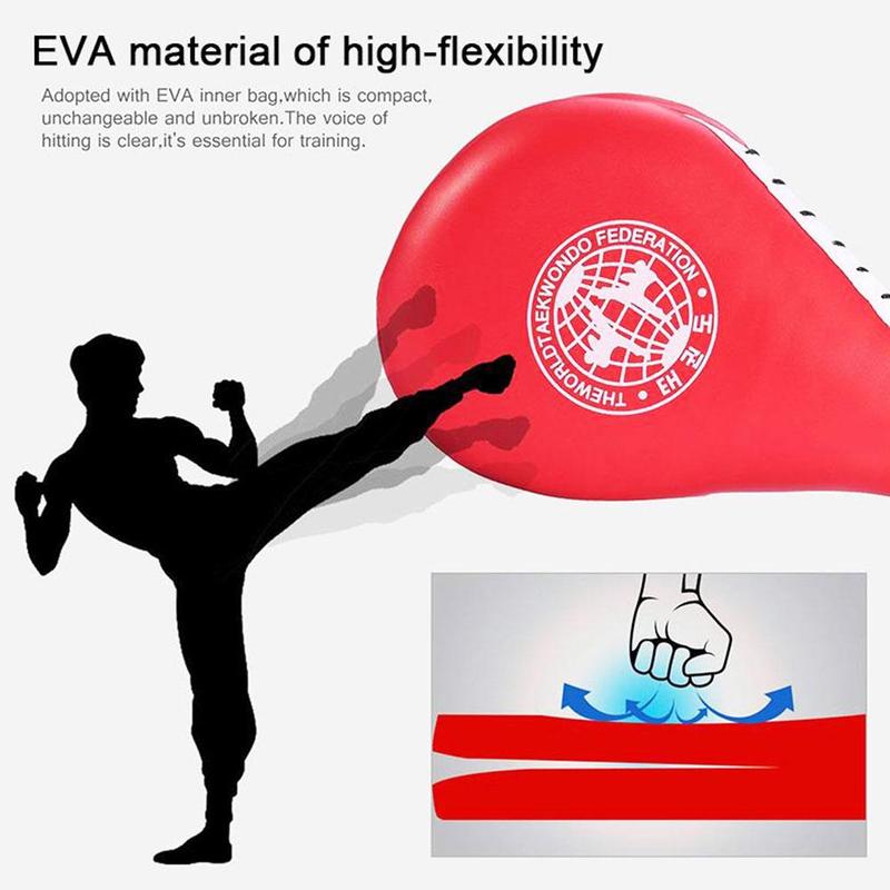 Boxing Pads Taekwondo Karate Equipment Punch MMA PU Rebound Sponge Pads Double Kick Kids Adult Boxing Target Pad Fitness Train