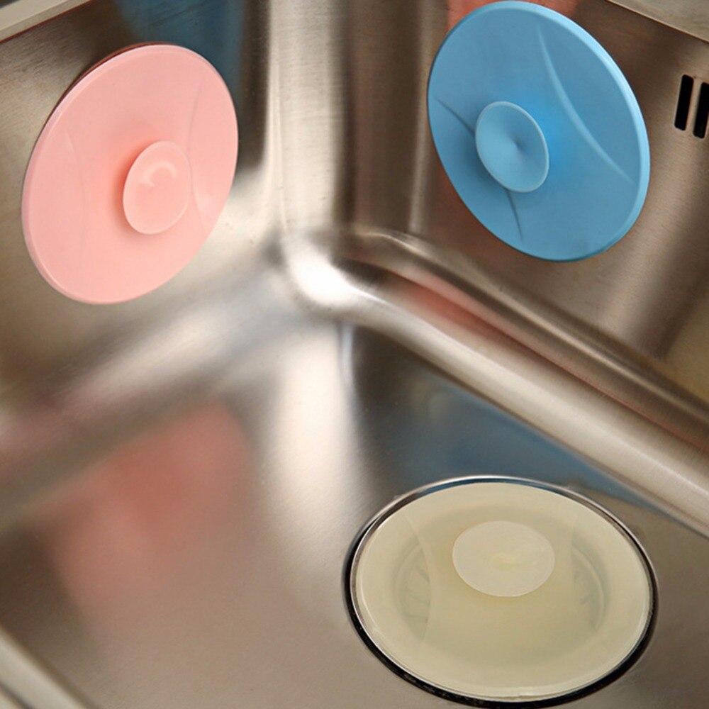 1Pc Water Stekker Rubber Cirkel Silicon Drain Plug Badkamer Lekkage-Proof Stopper Sink Pvc Wastafel Gootsteen Bad stopper