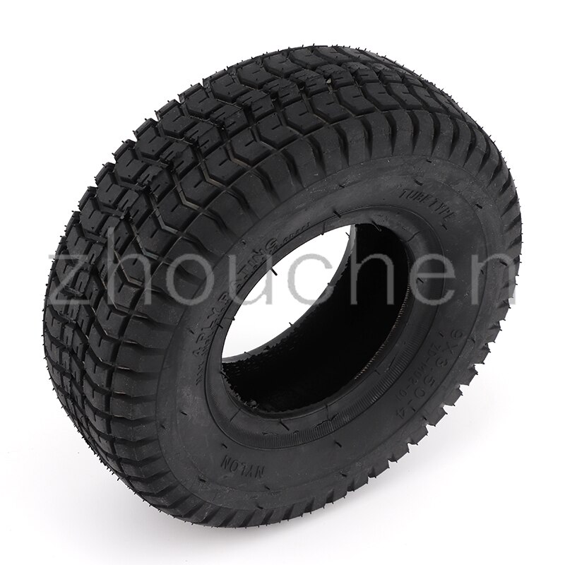 9 Inch 9x3.50-4 Pneumatic Tire 9x3.5-4 Tyre for Electric Tricycle Elderly Electric Ecooter 9 Inch Tire Accessories: Gold