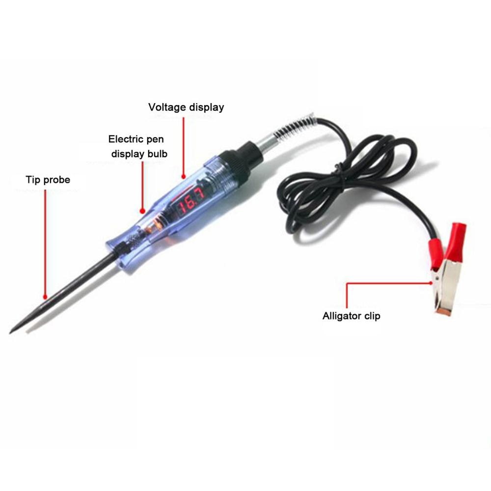 Universal Digital Power Probe 3-24V Multi-function Fuse Line Voltage Circuit Test Pen Automotive Scanner