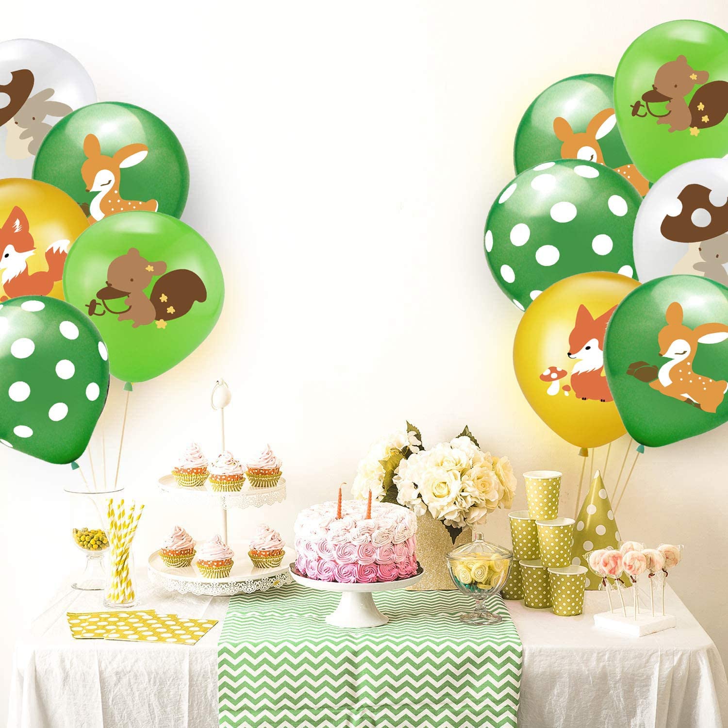 5PCS Kids Birthday Party Ballons Baby Shower Decorations Animal Latex Balloons for Children's Day Christmas Decorations Supply