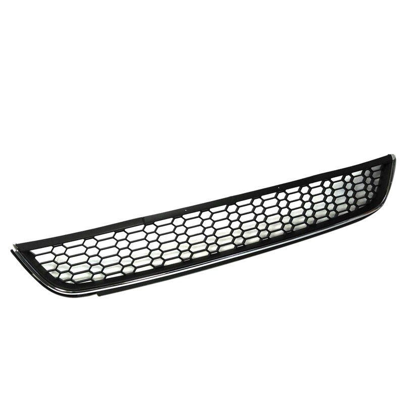 Chrome Front Bumper Honeycomb Lower Intake Grille Assembly For Jetta MK6 Sedan