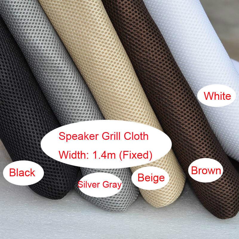 Højttaler støvdæksler klud grill filter stof sort / sølv / beige / brun / blå / hvid