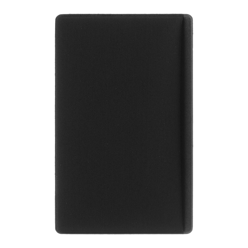Elástico elástico adhesivo teléfono celular ID titular de la tarjeta de crédito mujeres hombres pegatina bolsillo cartera funda tarjetero para Teléfono Celular: Black