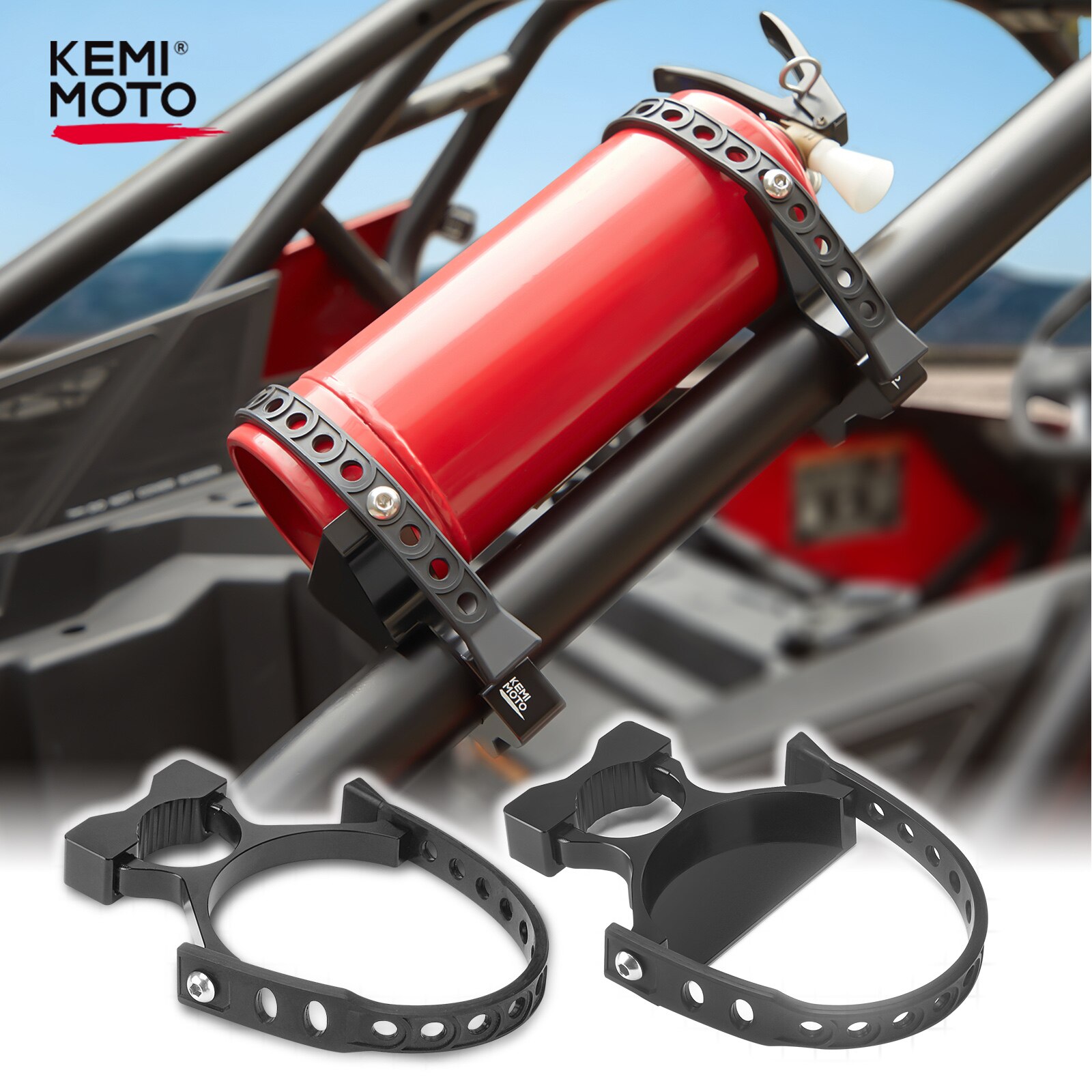 1.5-2 &quot;KEMIMOTO UTV aluminium gaśnica góra głośnik Bluetooth uchwyt na butelkę wody dla Polaris RZR dla Móc-rano dla cFmoto