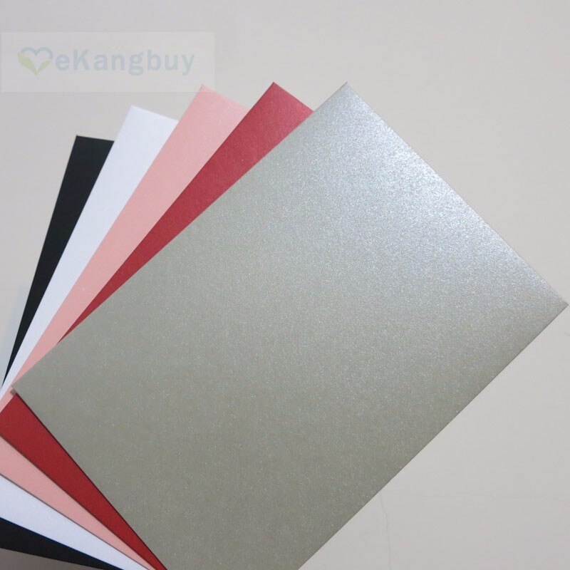 25 stuks 194 x 134mm(7.5 x 5.2 inch) parelkleurige enveloppen met gouden stempel, dikke envelop voor huwelijksuitnodigingen