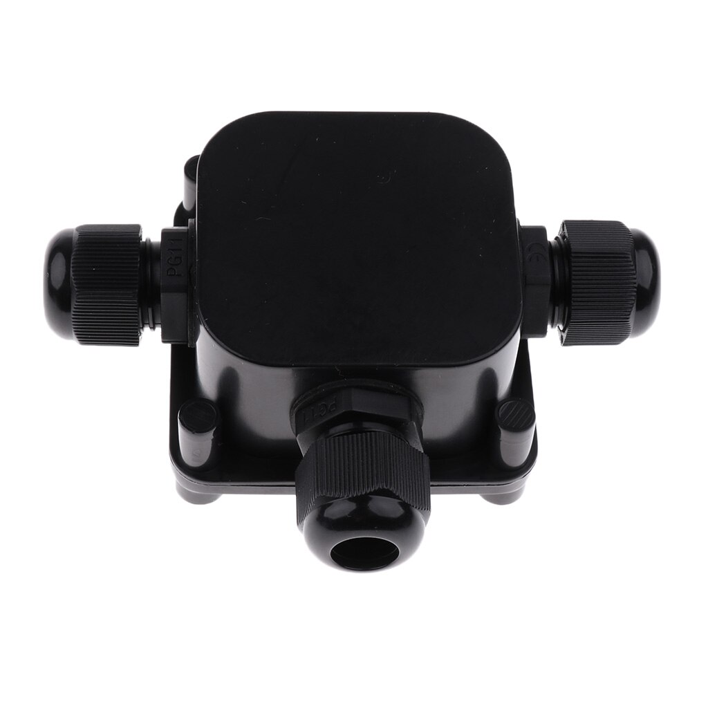 2x 3 Way IP68 Waterproof Electrical Wire Connector Junction Box