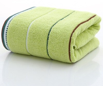 3pcs/set cotton bath towel set jogo de toalhas de banho 1pc bath towel brand 2pcs face towels Bathroom Set: Green