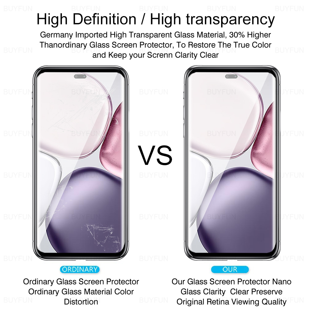 1-4Pcs For Honor X9c X9b X9a 5G Tempered Glass Protector For Honor X9 a b c HonorX9c x 9 c Curved Front Screen Protective Glass