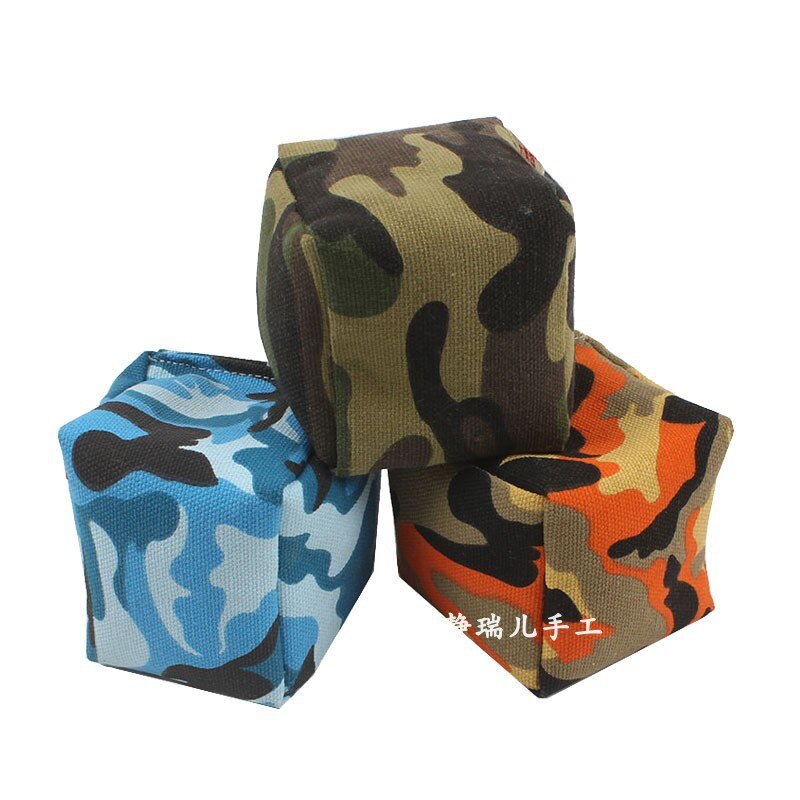 Zandzakken Kinderen Diu Sha Bao Handgemaakte Gooi Kleine Nummer Kleuterschool Jong Student Camouflage Ouder En Kind Traditionele T:  6cm 7cm cm to about 8cm  1 Different