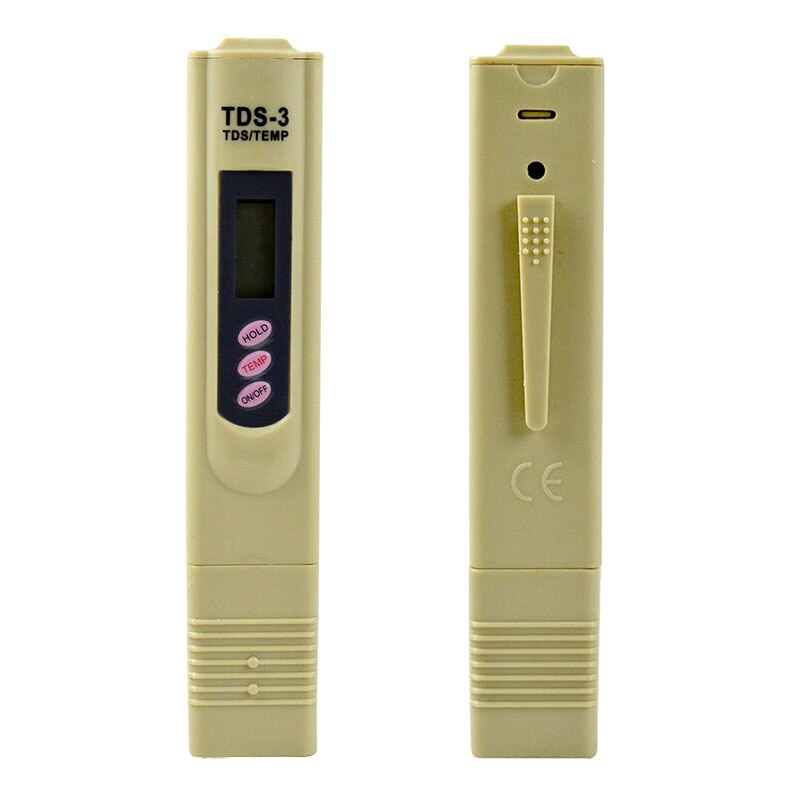 Testeur de filtre numérique TDS mesurant la pureté de la de l'eau, outil de Test 0-9990 PPM LCD stylo de Test de température