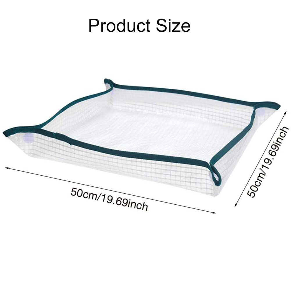 Garden Plant Mat Operation Pad Green Plant Balcony PE Gardening Mat Home Foldable Planting Waterproof Flower Mat Garden Supplies