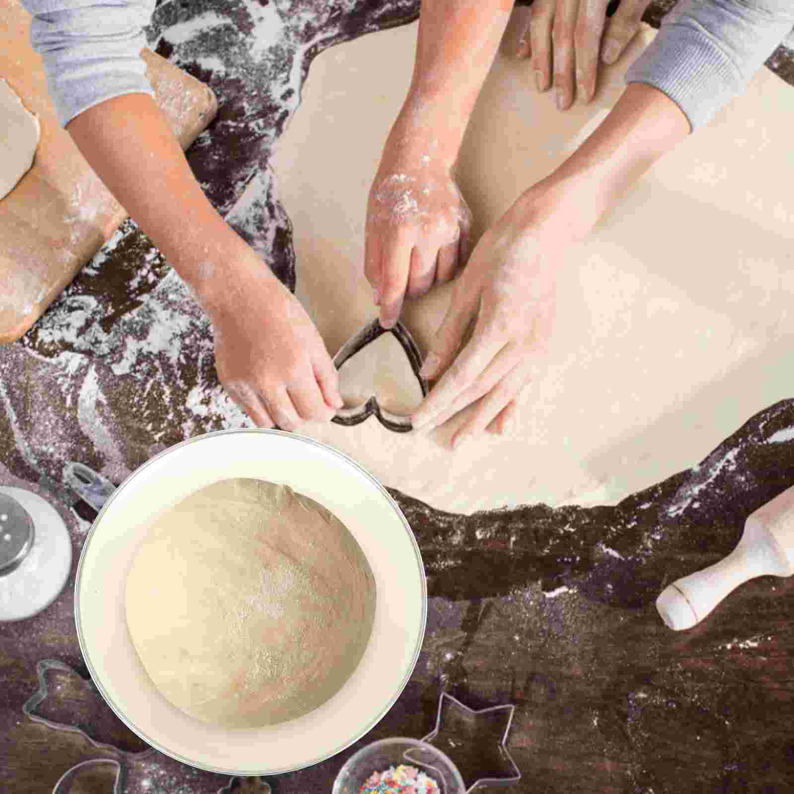 Multi-purpose Enamel Basin Retro Style Basin with Lid Kitchen Egg Mixing Bowl