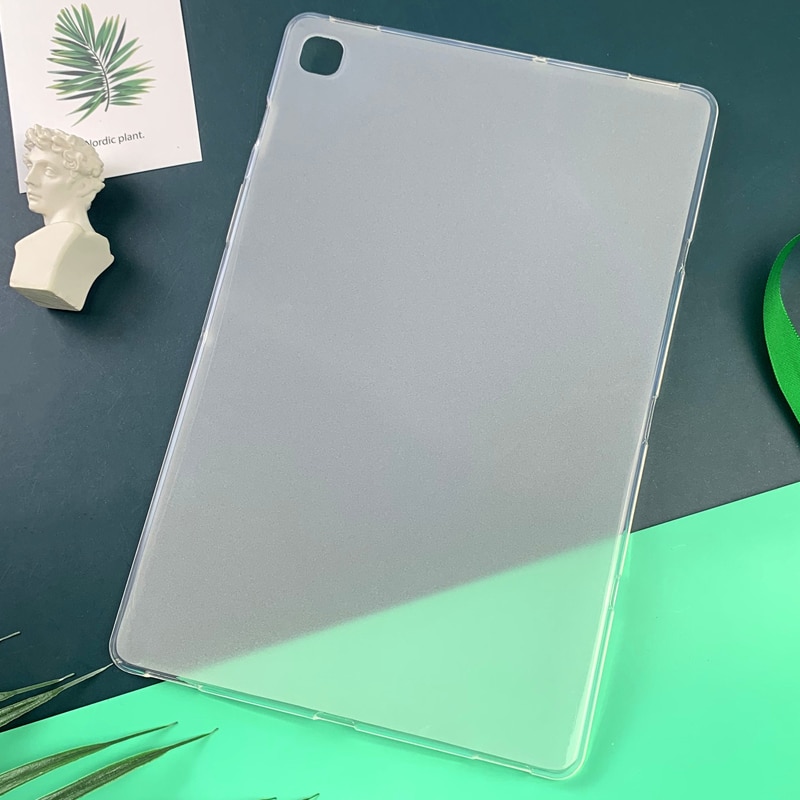 Shockproof Ultra-Thin Soft Silicon Case Cover For Samsung Galaxy Tab S5E 10.5inch T720 T725 TPU Tablet Shell Case: White Clear