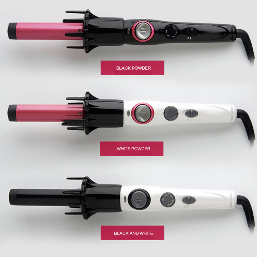 Kiss Automatic Hair Curler Ceramic Rotating Curling Iron Wand Instawave Hair Curlers Rollers Ionic Hair Crimper Styling Tools
