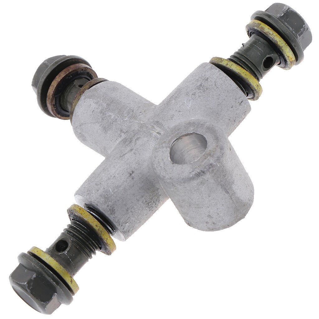 Motorcycle Brake House Line Tee Connector for / Hydraulic Hand Brake，3 WAY 10mm Tee Connector Piece Brake Clutch Pipe