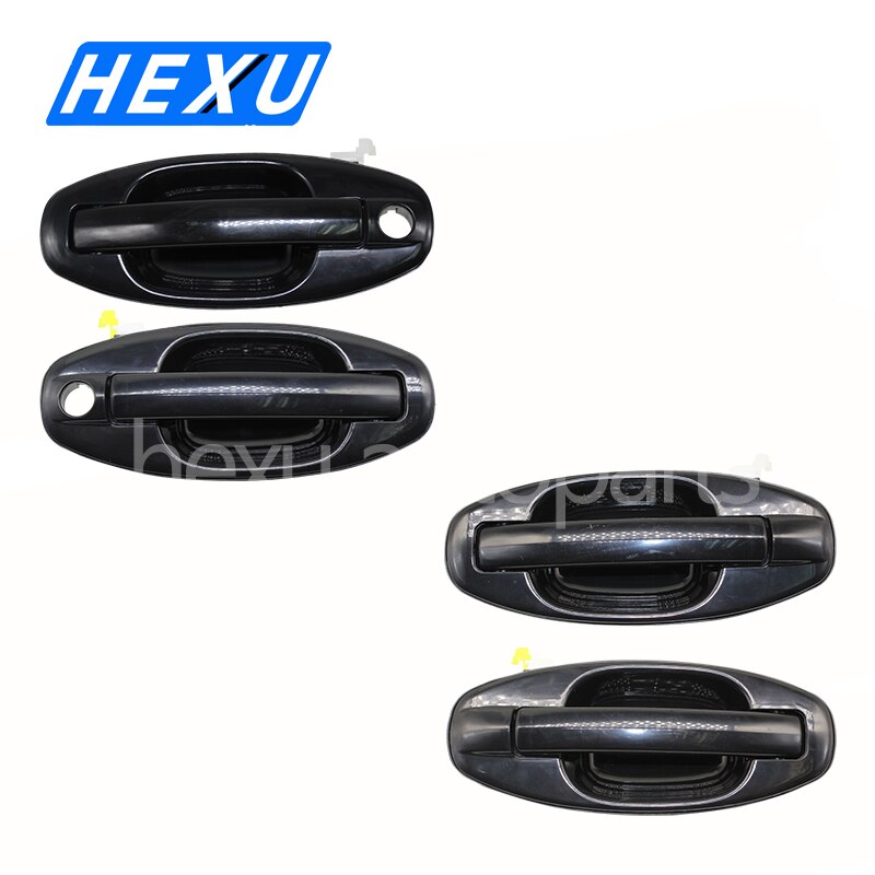 Bak vänster/höger dörrhandtag för hyundai santa  fe 2001-2006 82650-26000 82660-26000 83650-26000 83660-26000: Alla 4 st