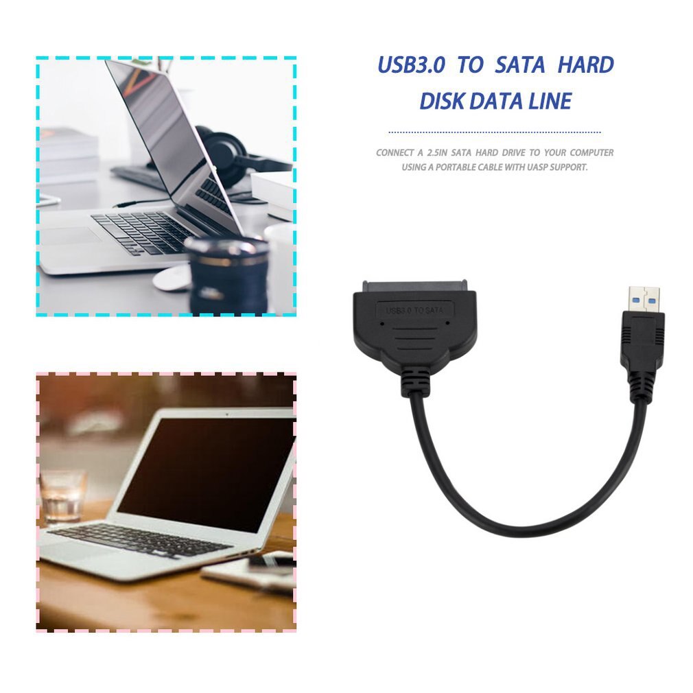 Usb 3.0 Naar 2.5in Sata Iii 22 Pin Adapter Kabel W/Uasp-Sata Naar Usb 3.0 Converter Voor externe Ssd/Hdd Harde Schijf Disk