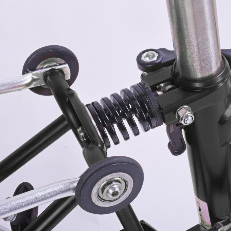Bmx bagfjeder 4 størrelse foldecykel bagstød til brompton cykel støddæmper fjeder carbon bicyle dele