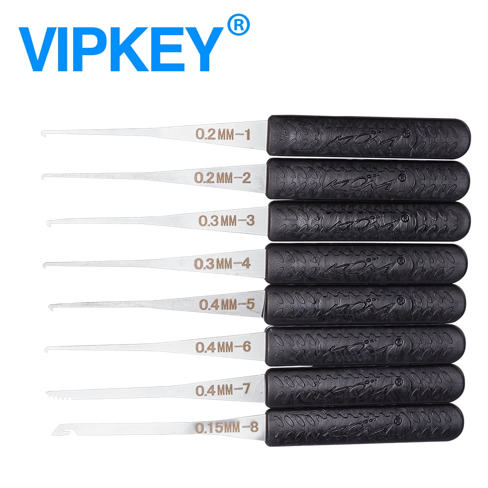 high style broken key extractor key lock broken needle locksmith tool Set