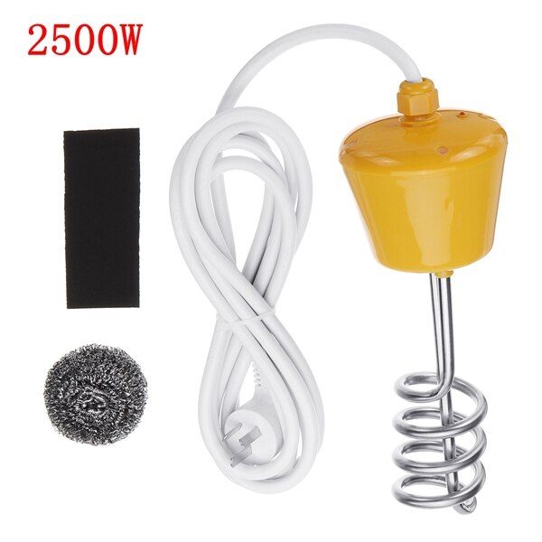 2000W/2500W Portable Suspension Electric Water Heater Element Boiler for Inflatable Pool Tub Travel Camping Travel: 2500W