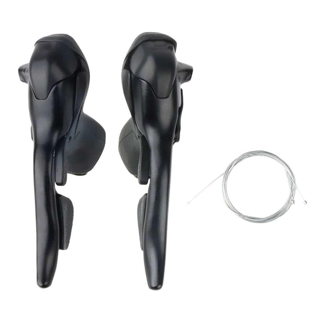 Palanca de cambios de bicicleta de carretera, doble freno, desviador, Grupo Compatible con Cables de cambio, velocidad 2x 7/3x7