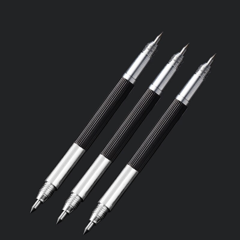 3 stücke 3 Stil Diamant Metall Marker Gravur Stift Hartmetall Feder Stift Stift für Glas Keramik Metall Holz Gravur Hand Werkzeug