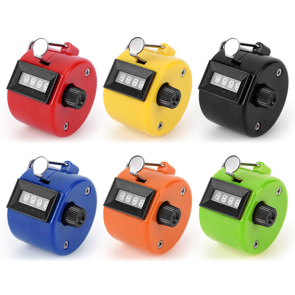 Compteur de pointage à 4 chiffres, comptage du nombre, compteur ClUNICEF, compteur manuel pour compter le golf et la pêche
