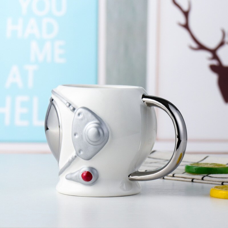 Handel-taza de café de gran volumen de cerámica con casco espacial de astronauta, taza creativa de té y leche para oficina, 550ml